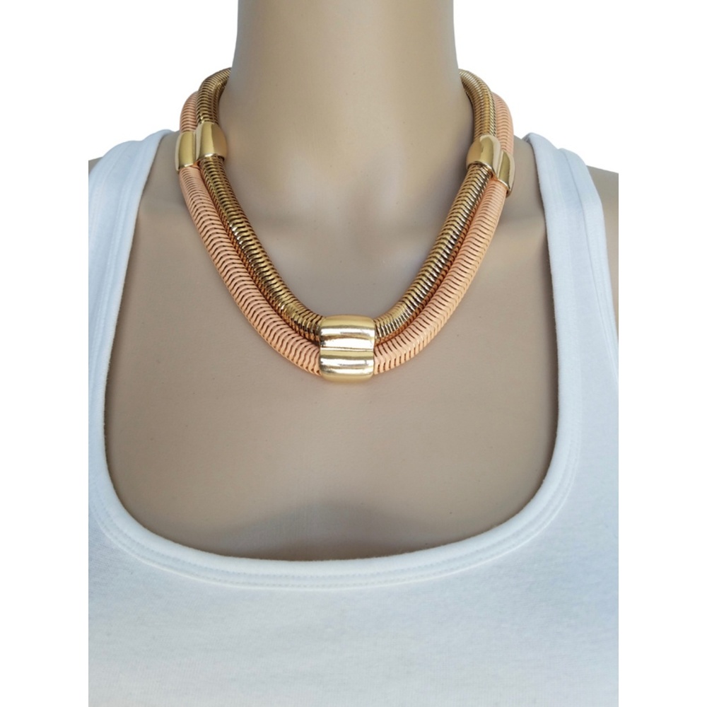 Coiled Layer Necklace Set